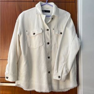 Oversized corduroy jacket